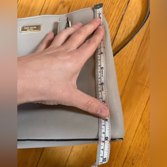 Kate Spade Evangelie Laurel Way Satchel, Saffiano Leather Crossbody Purse. - Picture 13 of 14